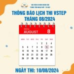 Lịch thi ĐGNL Tiếng anh khung năng lực ngoại ngữ 6 bậc dùng cho Việt Nam tháng 8/2024 của Học viện An ninh nhân dân